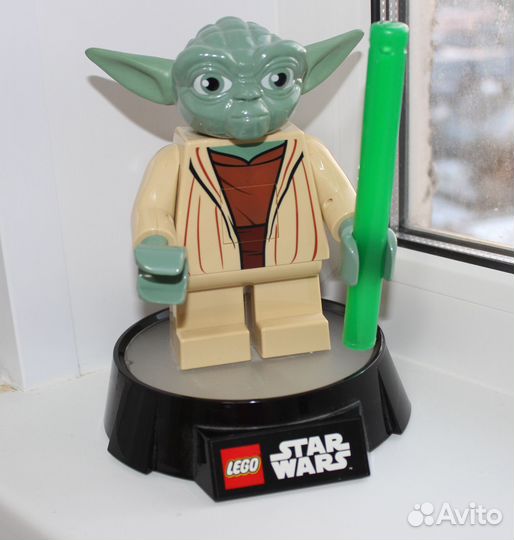 Lego Star Wars Йода фонарик ночник