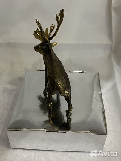 Олень фигурка бронза