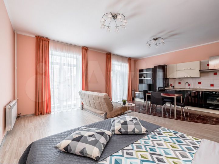 Квартира-студия, 55 м², 6/8 эт.
