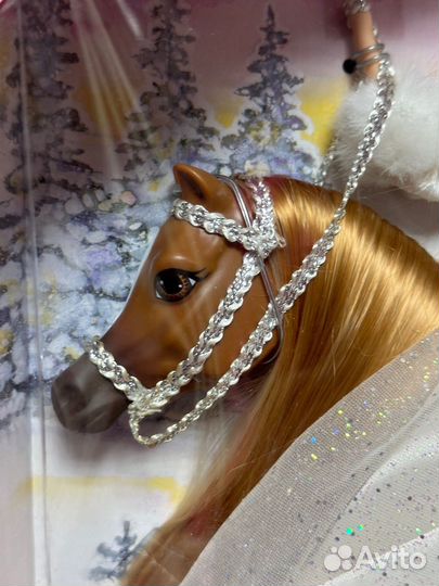 Барби 90х с лошадью Winter Ride Barbie