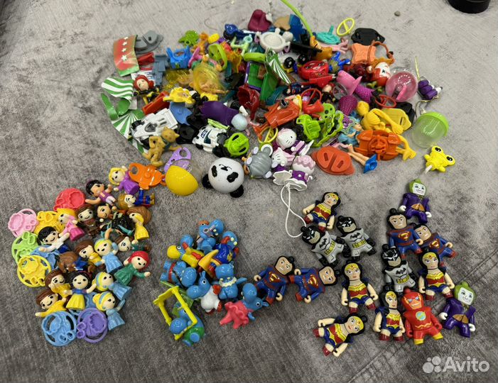 Киндер сюрпризы принцессы Диснея, бегемоты и др