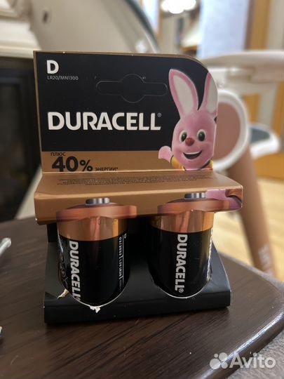 Батарейки duracell d