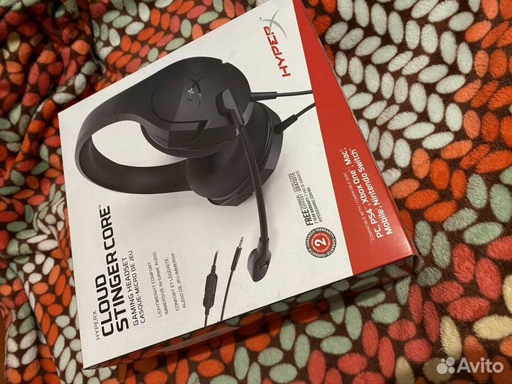 Игровые наушники hyperx cloud stinger core