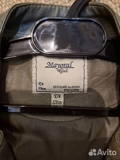 Mayoral кожаная куртка