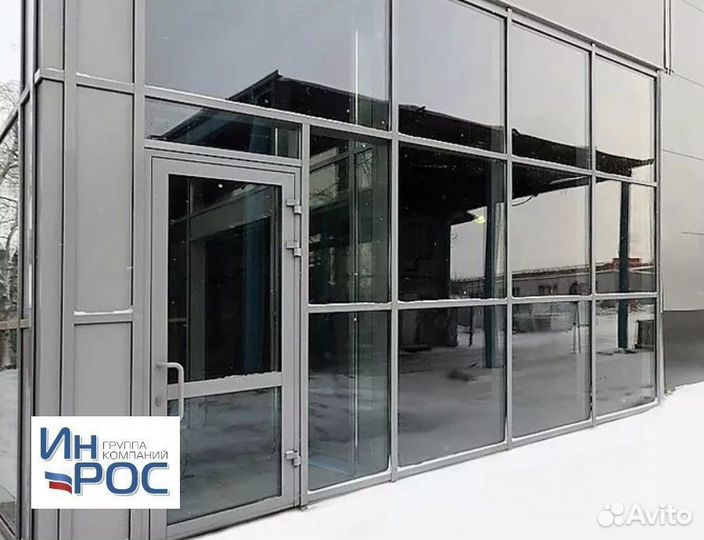 Алюминиевое остекление фасады