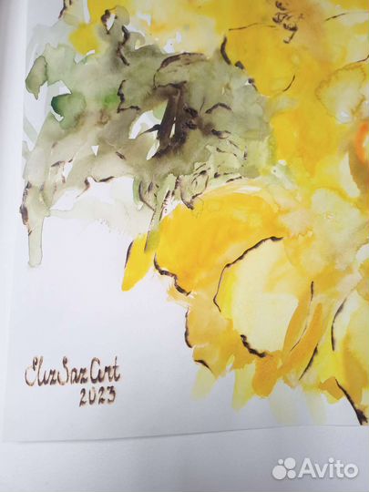 Акварель картина