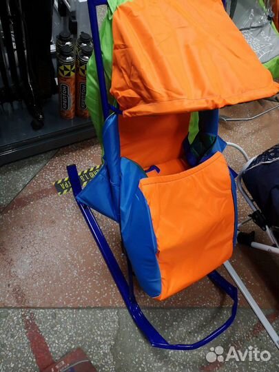 Санки коляска малышок