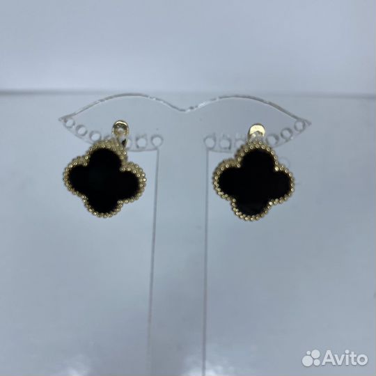 Серьги van cleef