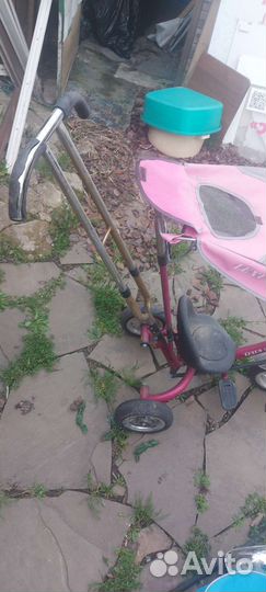 Детский трехколесный велосипед бу