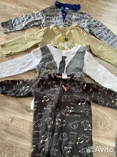 Детские вещи пакетом на мальчика 86 и 92 размеры