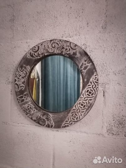 Зеркало настенное круглое