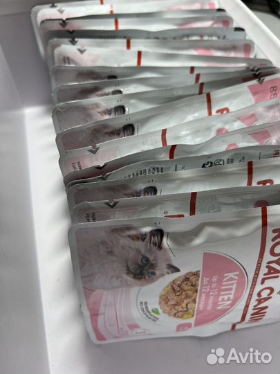 Корм для котят royal canin, 17 штук