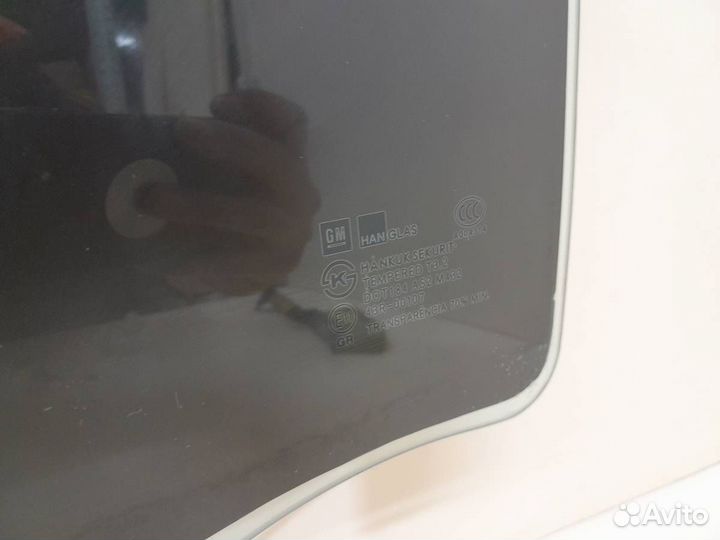Стекло двери задней левой Chevrolet Aveo T300 2011