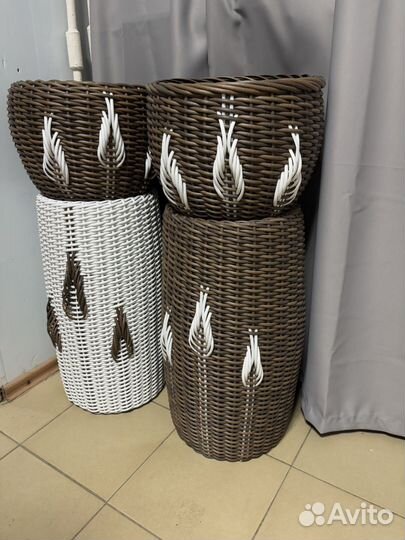 Кашпо из полиротанга