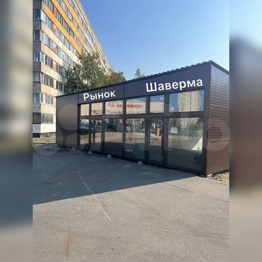 Торговая площадь, 100 м²/отдел на мини-рынке