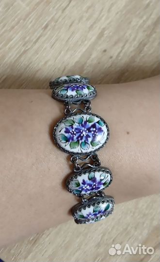 Финифть комплект Васильки