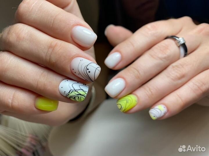 Маникюр с покрытием гель лак