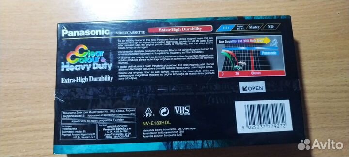 Видеокассеты panasonic E-180