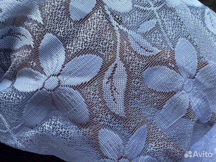 Тюль белоснежного цвета