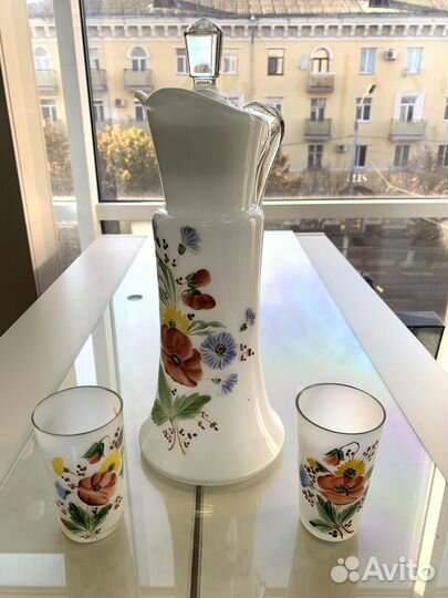 Посуда СССР стекло,хрусталь,фарфор графины,стаканы