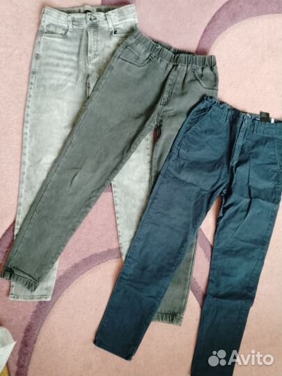 Джинсы, вещи подростковые, жилет, рубашки