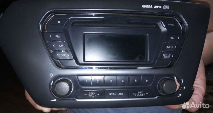 Штатная магнитола на kia rio 3