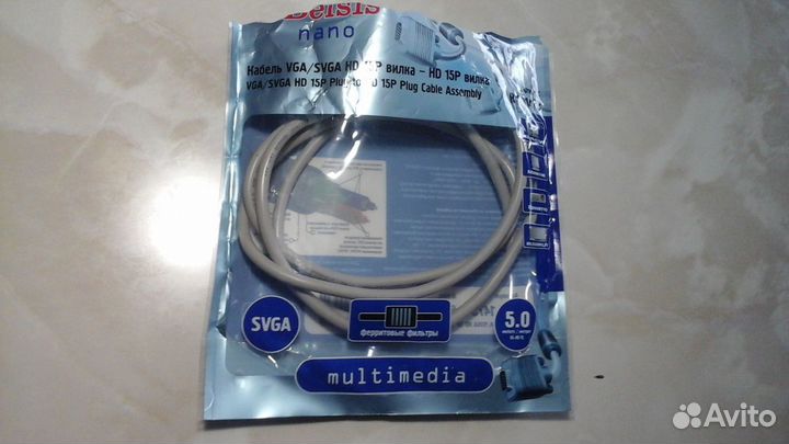 Кабель hdmi + vga