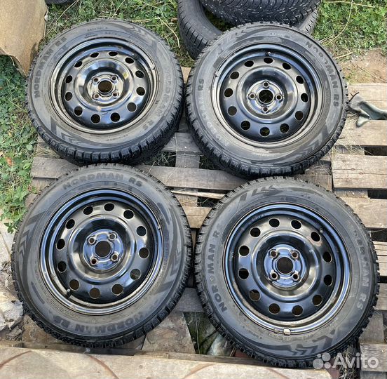 Зимние колеса на кия рио, солярис R15 4/100