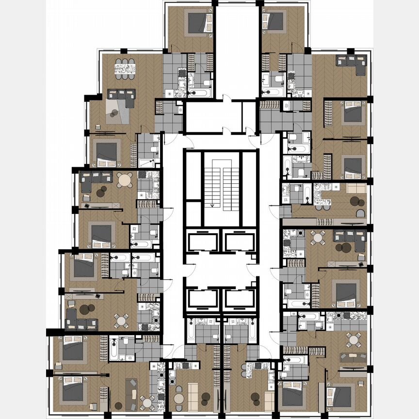 3-к. квартира, 71,6 м², 17/25 эт.
