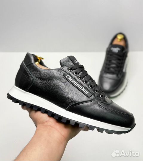 Кроссовки мужские кожаные dior