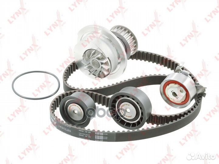 Ремень грм зубчатый с водяным насосом и роликам