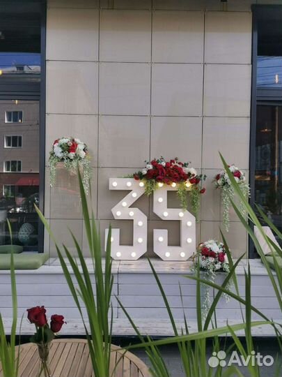 Цифры на день рождения. Цифры для декора