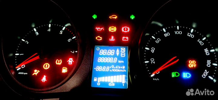 Щиток приборов гранта