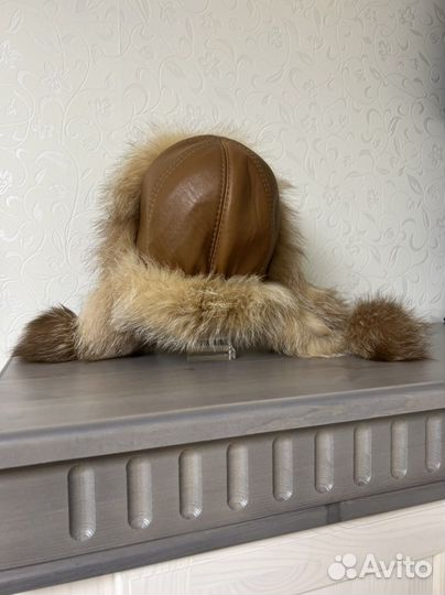 Шапка ушанка натуральный мех женская