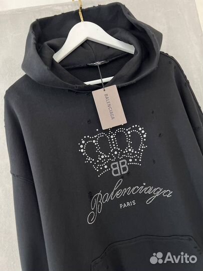 Худи оверсайз Balenciaga (Эффектное)