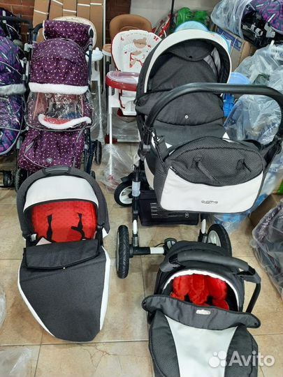 Коляска для новорожденных 3 в 1