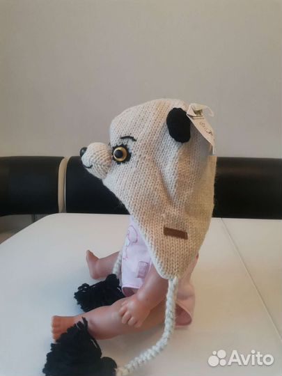 Шапка детская 46-48р шерсть