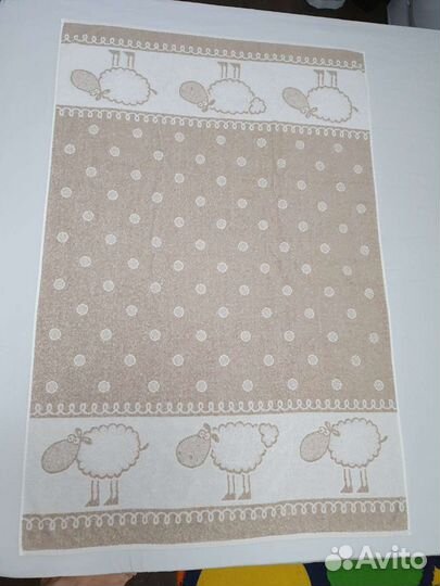 Простынь махровая детская