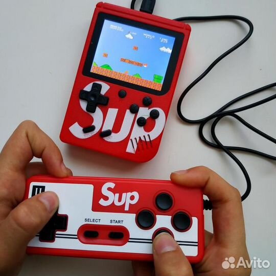 Игровая портативная приставка Dendy SUP с джойстик