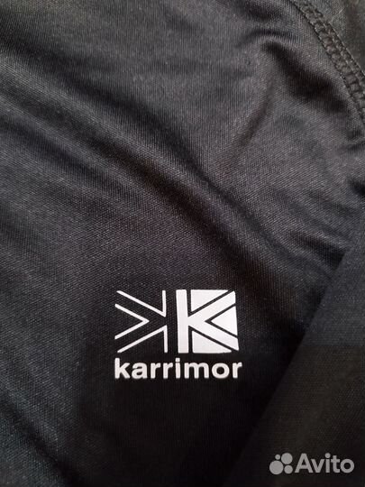 Новый тонкий лонгслив зип Karrimor Run 48 50