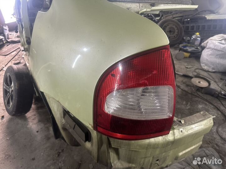 Задняя левая четверть калина 1 седан