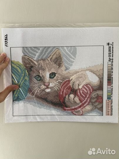 Канва с рисунком для вышивания