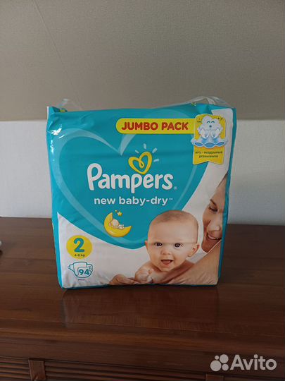 Подгузники pampers 2