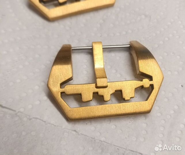 Бронзовая бакля 22мм застёжка часов Panerai и др