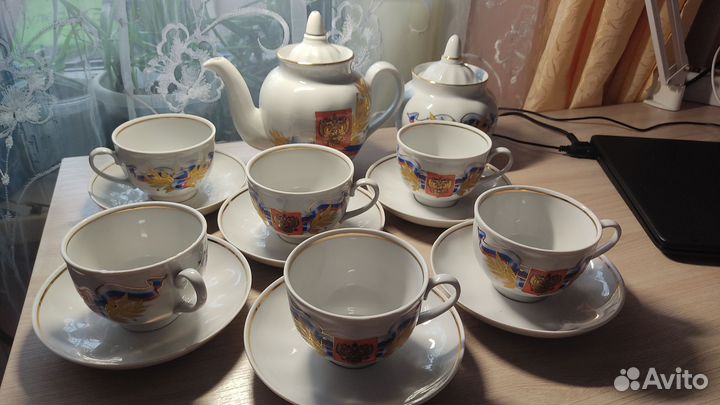 Новый чайный сервиз Дулево