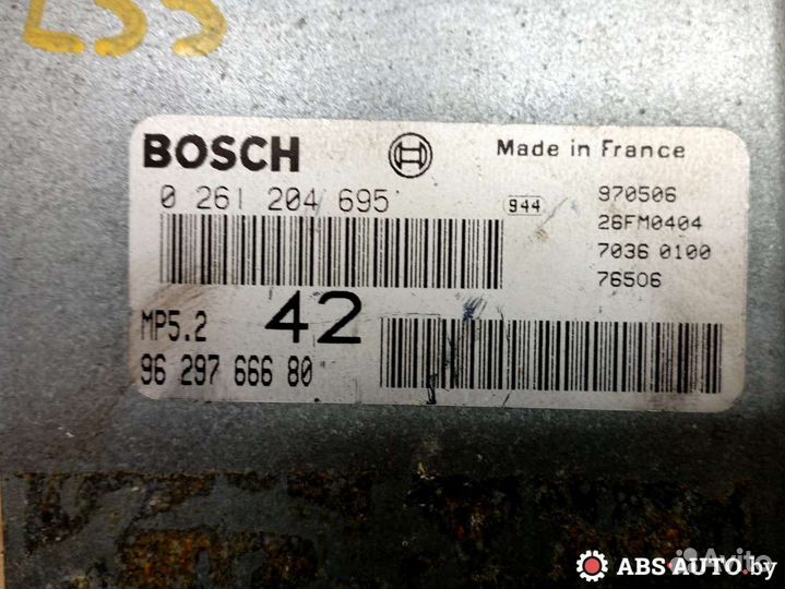 Блок управления двигателем Peugeot 406