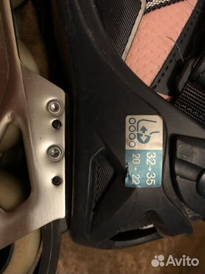 Роликовые коньки детские раздвижные