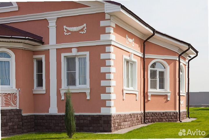 Фасадный декор с защитным покрытием