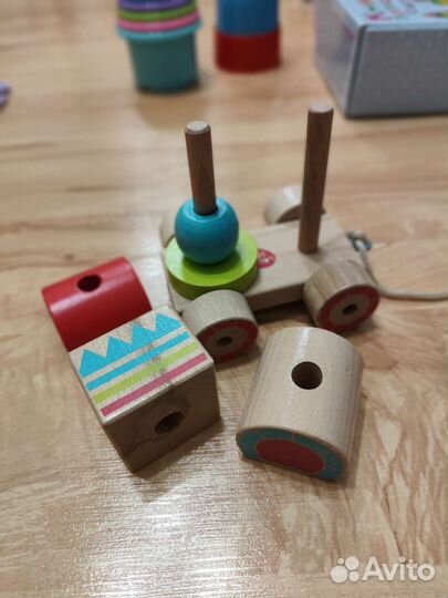 Паровоз пирамидка конструктор шнуровка