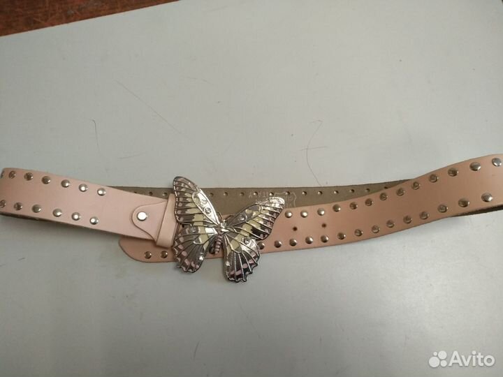 Ремень женский кожаный, италия